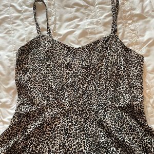 Old navy leopard cami dress